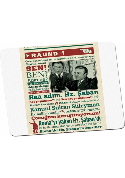 Hababm Müfettiş Raund1 Mouse Pad
