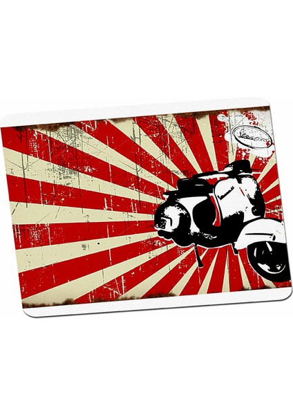 Retro Motor Mouse Pad