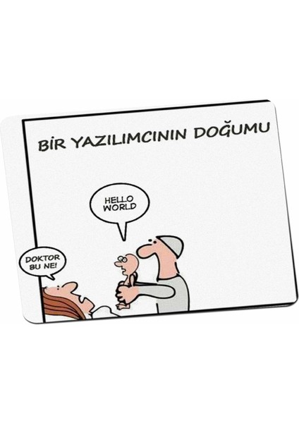 Yazılımcının Doğumu Mouse Pad
