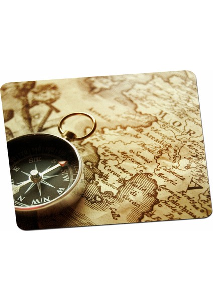 Pusula Harita Eski Tarz Mouse Pad