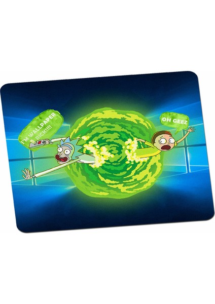 Dizi Riky And Morty Windows Mouse Pad