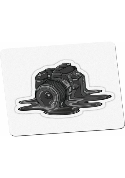Black Kamera Tasarım Mouse Pad