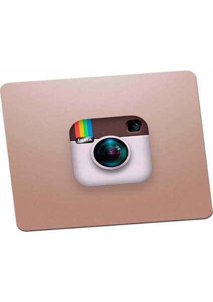 Instagram Retro Logo Mouse Pad