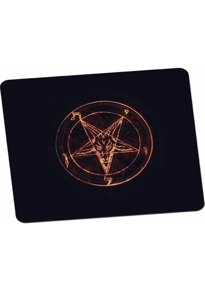 Pentagram And Baphomet Mouse Pad