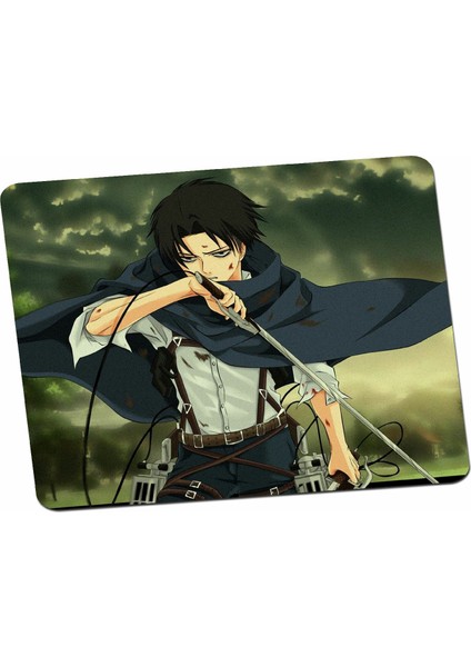 Levi Ackerman Anime En Sevilen Mouse Pad