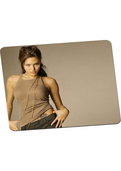 Angelina Jolie Güzel Kadın Mouse Pad