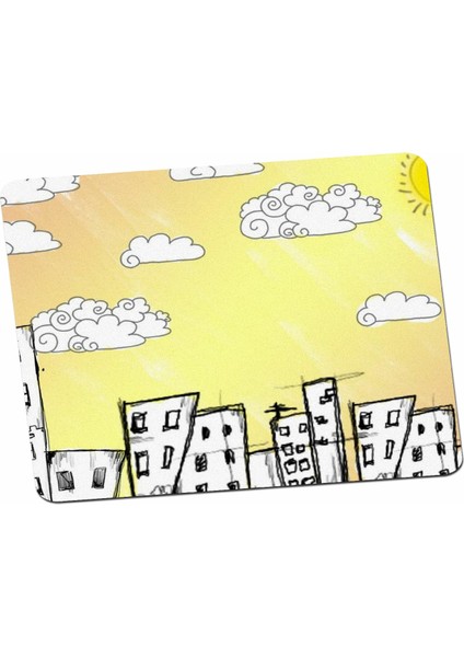 Doodle City Tasarım Mouse Pad