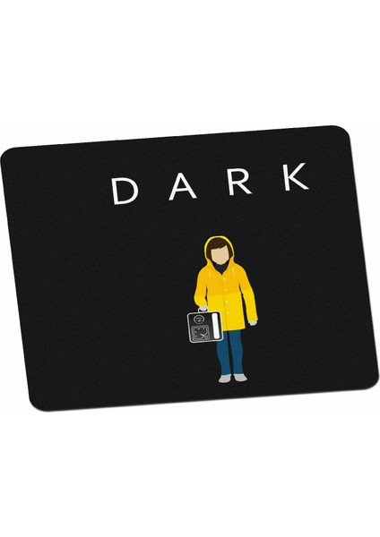 Dark Dizi Netflix Minimal Tasarım Mouse Pad
