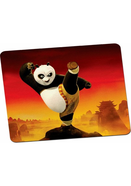 Kung Fu Panda Po Ninja Çizgi Film Çocuklara Mouse Pad