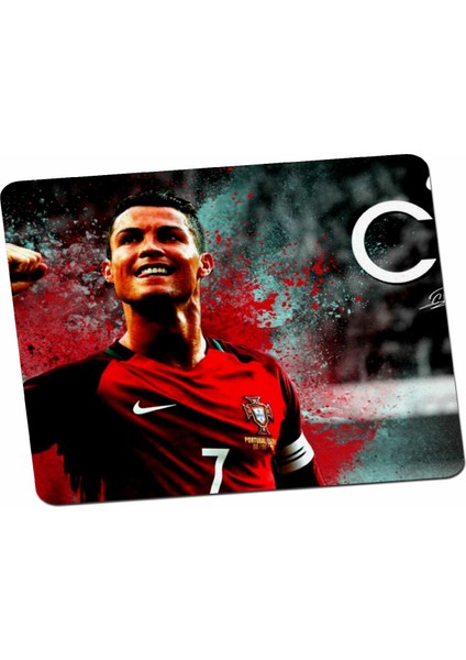 Futbolcu Cristiana Ronaldo Tasarım Mouse Pad