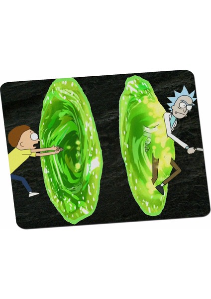 Riky And Morty Tasarım Mouse Pad