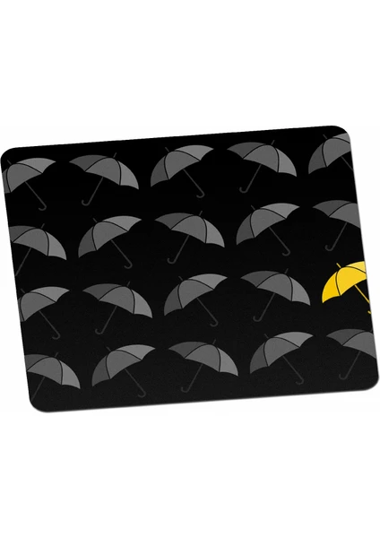 Panorama Ajans Hmym How I Met Your Mother Sarı Şemsiye Umbrella Yellow Mouse Pad