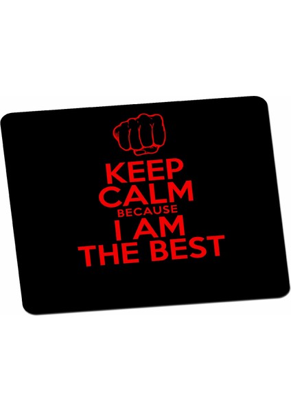 Sakin Ol Keep Calm En Iyi Benim Motive Edici Hediye Mouse Pad