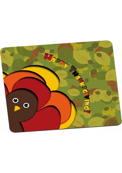 Cute Thanksgiving Mutlu Hindi Şükran Günü Mouse Pad