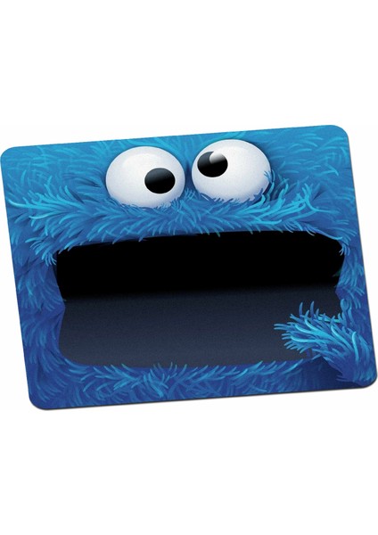 Kurabiye Canavarı Susam Sokağı Nostalji Doksanlar Kuşağı Mouse Pad