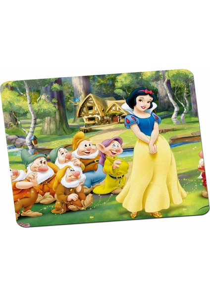 Pamuk Prenses ve Yedi Cüceler Çizgi Film Mouse Pad