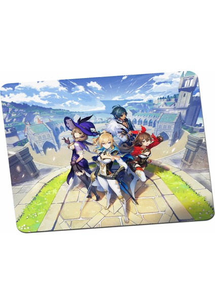 Genshin Impact Anime Dizi Netflix Mihoyo Mouse Pad