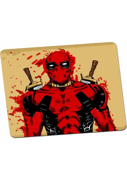 Deadpool Vektörel Tasarım Mouse Pad