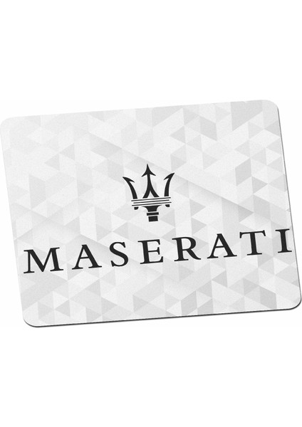 Maserati Lüks Araba Logo Minimal Mouse Pad