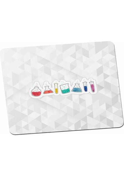 Deney Tüpü Sticker Tasarım Mouse Pad