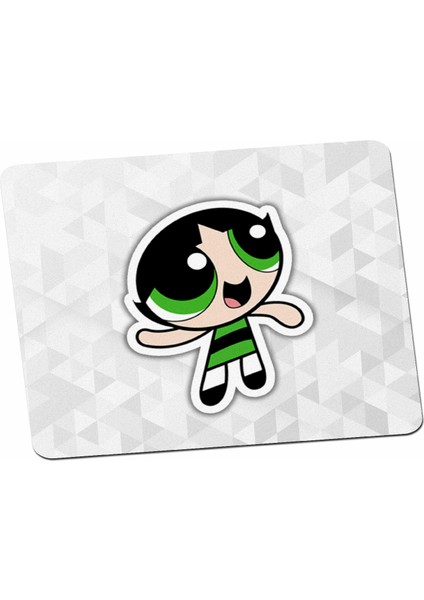 Powerpuff Girls Severlere Buttercup Sticker Mouse Pad