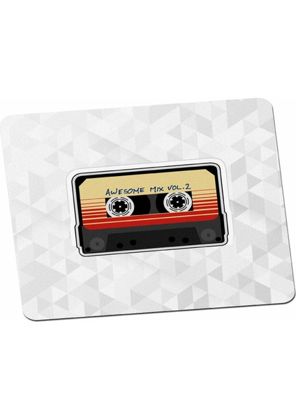 Süper Karışık Kaset 2 Sticker Mouse Pad