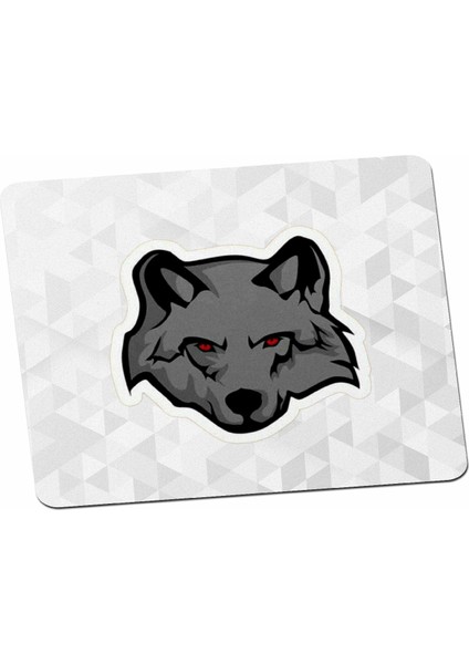Hayvanseverlere Kurt Sticker Tasarım Mouse Pad
