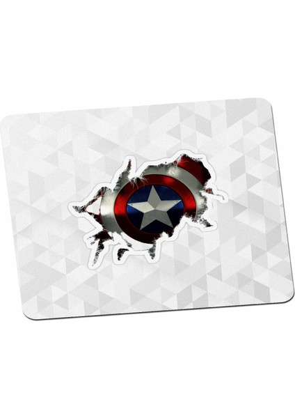 Marvel Severlere Kaptan Amerika Kalkanı Mouse Pad