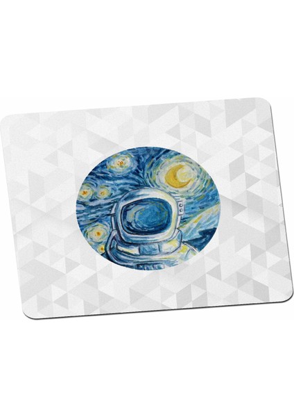 Astronot Gotik Tasarım Mouse Pad