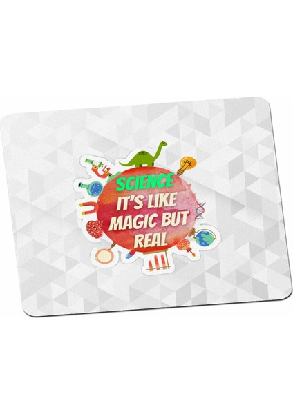 Ayt Tyt Öğrencilerine Bilim Sihir Sticker Mouse Pad