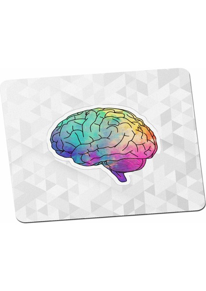 Gotik Beyin Tasarım Sticker Mouse Pad