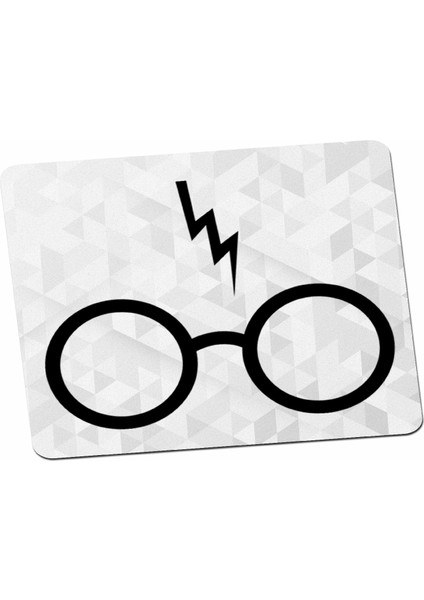 Harry Potter Severlere Gözlük Tasarım Harry Sticker Mouse Pad