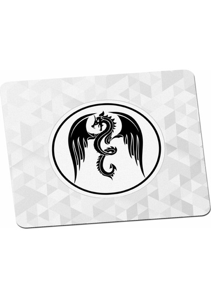Dragon Ejderha Logosu Sticker Mouse Pad
