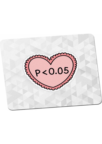 Sevgiliye Hediye Sticker Tasarım Mouse Pad