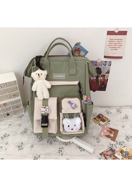 Kadınlar Için Mor Tiki Sırt Çantası, Su Geçirmez Sırt Çantası Şeker Renkler Genç Seyahat Çanta Için Güzel Kadın Okul 2021 (Yurt Dışından) modelleri