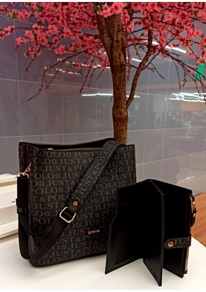 Kadın Siyah Çanta Cüzdan Kombini TM2117 fiyatları