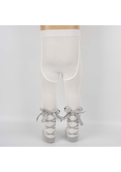 Ehuyar Aksesuarlı Pamuklu Kız Bebek Külotlu Çorap