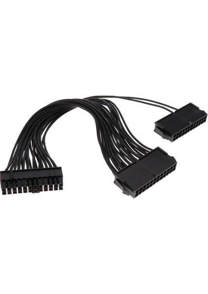 2x 30 cm Atx Madencilik 24PIN 20 + 4pin Çift Psu Güç Kaynağı Uzatma Kablosu (Yurt Dışından)