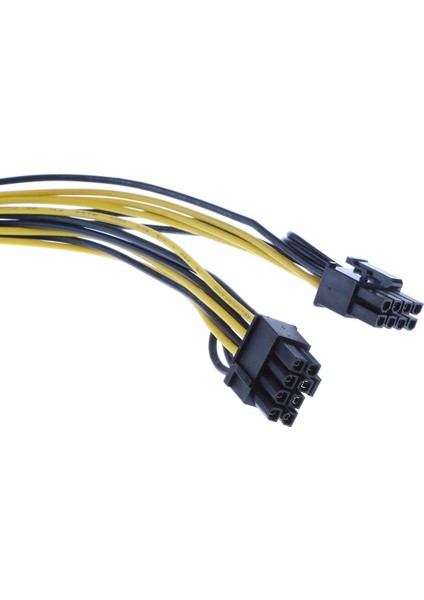 2 Adet 6 Ila 2X8PIN ve 2 Adet 8 Ila 2X8PIN Uzatma Kablosu Splitter Video Kartı (Yurt Dışından) fırsatları