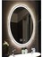 Global Led Mirror 55X75 cm Dokunmatik Tuşlu Buğu Yapmayan Ledli Elips Banyo Aynası 1