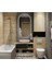 50X65 Oval Ledli Ayna Banyo Aynası Tuvalet Aynası 1