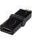 1x HDMI Sağ Açı Erkek Kadın 90-180 Derece Adaptör Kablosu Kurşun Konnektörü 5