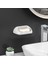 Sabunluk Tutacağı Yapışkan Duvara Monte Çift Sabunluk Tahliye ile Banyo Duşu Için Sabun Barı Kuru Temiz Tutun (Siyah) 3