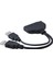 USB 3.0 - Sata 22PIN Veri Gelişmiş Güç Kablosu Adaptörü, 2.5 Inç HDD Sabit Disk Sürücü Kablosu, 0.15M/0.5FT, Siyah(Yurt Dışından) 3