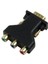 15 Pin VGA Erkek - 3 Rca Dişi M/f Adaptör Konektörü Dönüştürücü Siyah 1