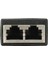 2 Bağlantı Noktalı RJ45 Splitter Adaptörü ve 360 Derece Dönen HDMI DVI Adaptörü - Siyah (Yurt Dışından) 3