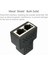 2 Bağlantı Noktalı RJ45 Splitter Adaptörü ve 360 Derece Dönen HDMI DVI Adaptörü - Siyah (Yurt Dışından) 4