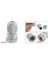 3-6.5mm Kablolar Pg7 Su Geçirmez Wht Plastik Rakor 10 Adet 2