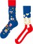 Carnaval Socks Sağlı Sollu Mısır ve Sinema Desenli Renkli Çorap 1