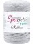 Spagettiyarn Beyaz Simli Ribbon Ip (Gümüş Sim) 1